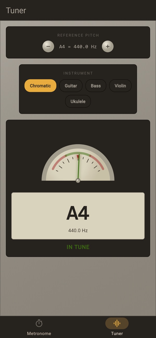 Limitless Tuner and Metronome app screenshot 1 of 4